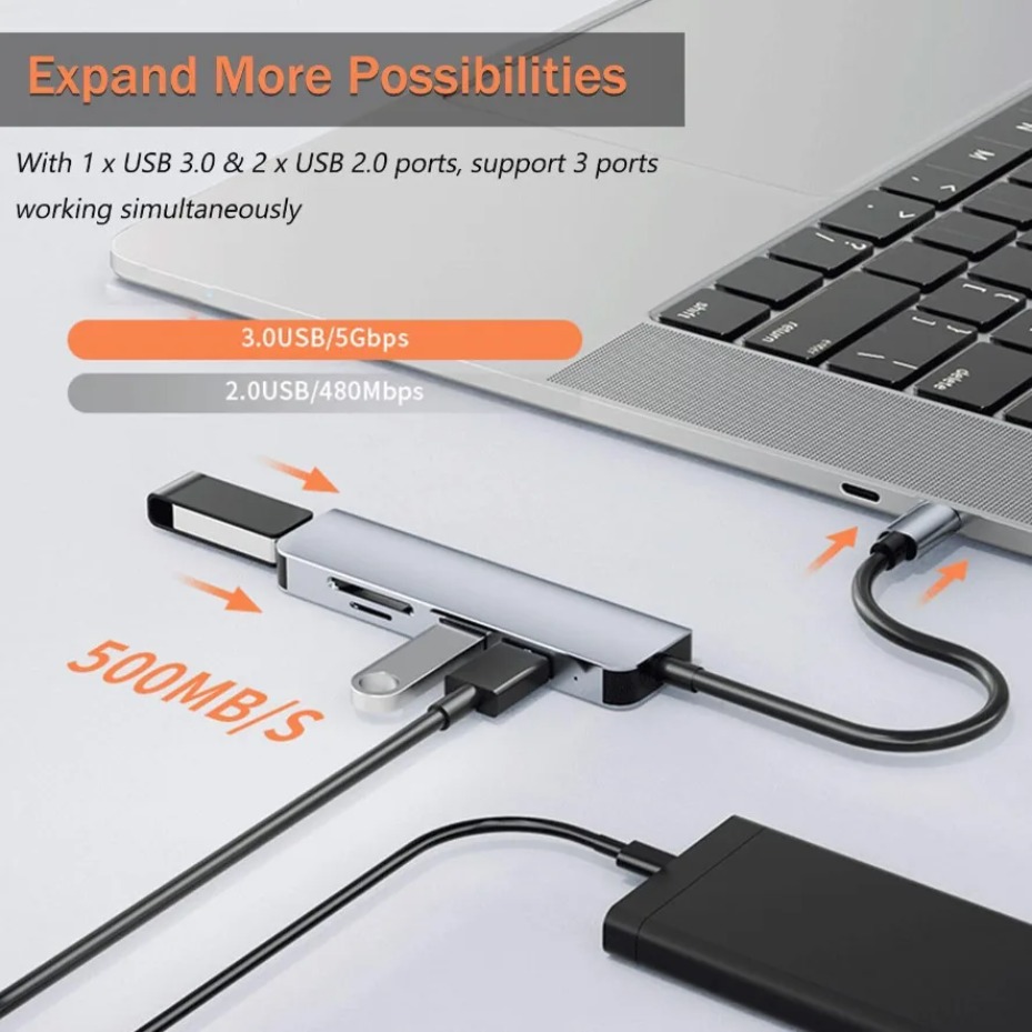 5/7/8 in 2 USB-C Hub with 3.0  - Office Xp 评论和价格