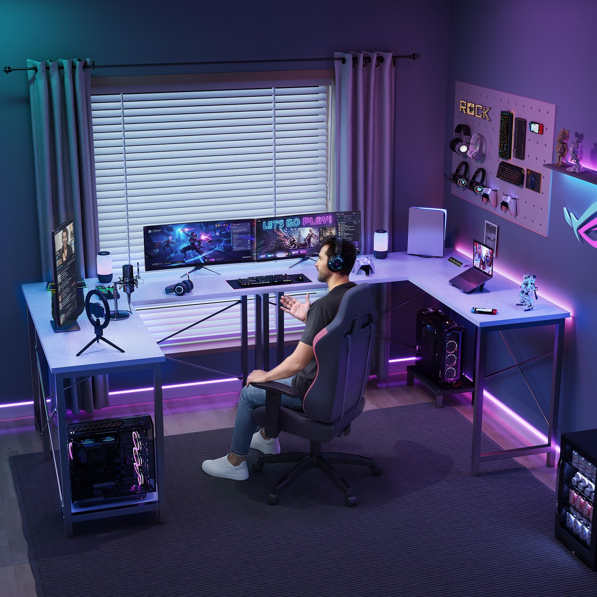 JHK 50 Inch L Shaped Desk Comp - Office Xp 评论和价格