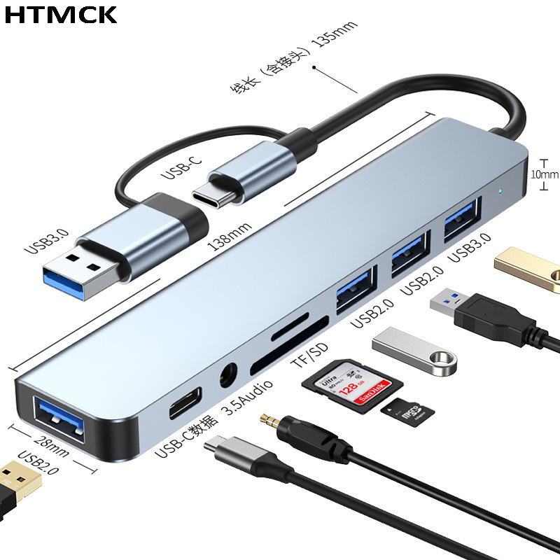 8 in 2 USB C Hub Multi Port Do - Office Xp 评论和价格
