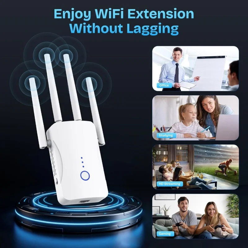 1200Mbps Dual Band WiFi Repeat - Wifi Range Extender 评论和价格