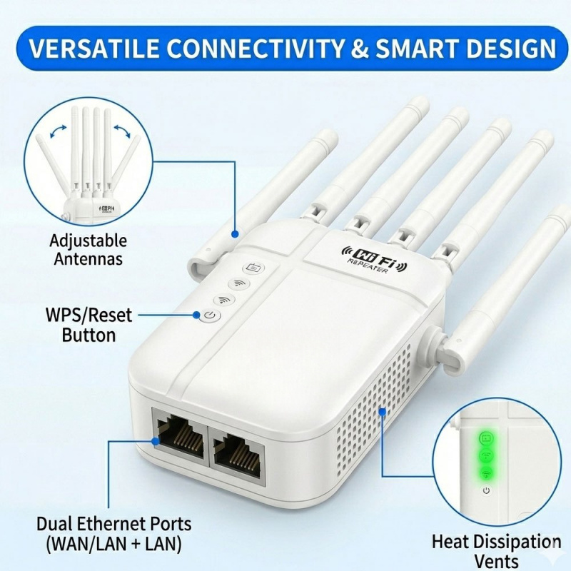 Regaton WiFi 6 Extender 1800Mb - Wifi Range Extender 评论和价格