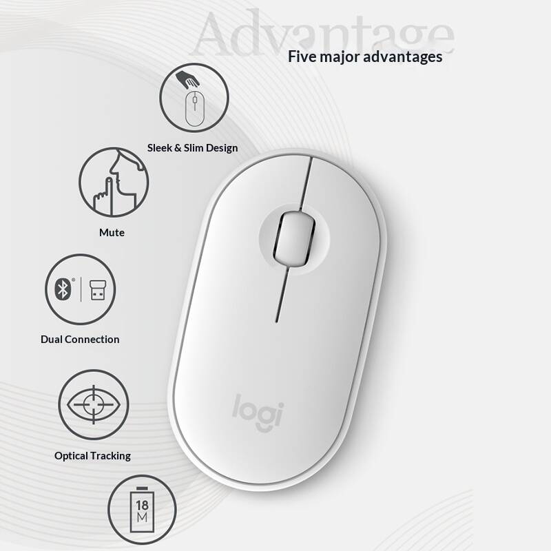 Logitech M350 PEBBLE Travel Wi - Office Xp 评论和价格